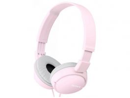 SONY MDR-ZX110P összehajtható fejhallgató , L alakú aranyozott sztereó minicsatlakozóval (MDRZX110P.AE) Rózsaszín