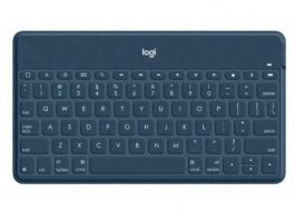 Logitech Keys-To-Go Classic Keyboard with iPhone Stand - Blue - US (920-010177)