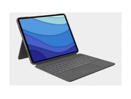 Logitech Combo Touch Detachable keyboard case with trackpad for iPad Pro 11-inch (1st, 2nd, 3rd and 4th gen) - Grey - US (920-010255)