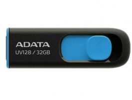 ADATA UV128 USB3.0 pendrive, 32GB (AUV128-32G-RBE) fekete/kék