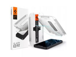 SPIGEN EZ FIT HD képernyővédő üveg (2.5D, tokbarát, ultravékony, 0.2mm, 9H + segédkeret) ÁTLÁTSZÓ - Apple iPhone 16e (AGL03724)
