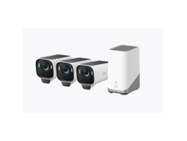 ANKER EUFYCAM S3 Pro Biztonsági Kamera Rendszer (3+1) 4K UHD, Beépített Napelem, BionicMind, kültéri - T88933W1
