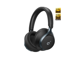 ANKER Vezeték Nélküli Fejhallgató, Soundcore Space One, Aktív Zajszűrő, fekete - A3035G11