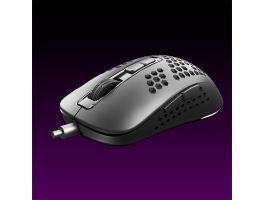 AVAX Vezetékes Egér - LW01 PAW3327 RGB Gamer, fekete