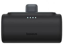 Baseus Compact 20W gyorstöltő powerbank, 5000mAh, iPhone csatlakozóval (P10068307113-00) ekete