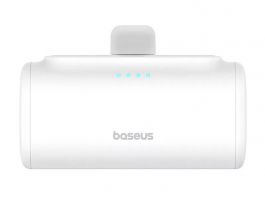 Baseus Compact 20W gyorstöltő powerbank, 5000mAh, Type-C csatlakozóval (P10068306213-00) fehér