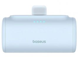 Baseus Compact 20W gyorstöltő powerbank, 5000mAh, iPhone csatlakozóval (P10068307313-00) kék