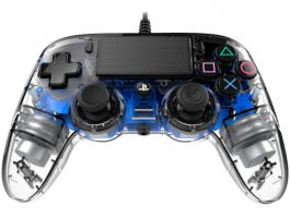NACON Wired Illuminated Compact PS4 (2804957/PS4OFCPADCLBLUE) Gamepad, kontroller