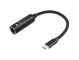 BLACKBIRD Töltőkábel PD65W USB-C male to DC7.9mmx09mm female (BH1720)