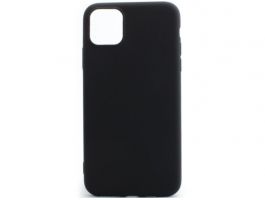 Apple iPhone 11 Pro Max Vékony TPU Szilikon hátlap (TPU-IPH11-PROMAX-BK) Fekete