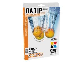 ColorWay Magasfényű High Glossy Fotópapír, 230 g/m2, A4, 20 lap (PG230020A4)