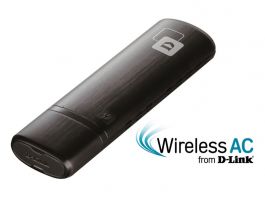 D-Link Vezeték nélküli AC Kétsávos Nano USB 867Mbps Adapter (DWA-182)