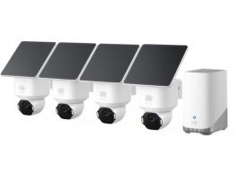 ANKER eufy SoloCam E42 - 4db Cam / 1db HomeBase3 / 4db SolarPanel - EU, White (E8173322)