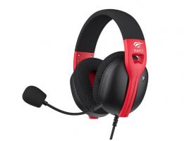 Havit Fuxi-H5d Gamer Fejhallgató (FUXI-H5D BLACK RED) fekete-piros