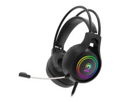 MARVO Tactic 30 vezetékes fejhallgató - fekete - RGB világítás (HG8921)