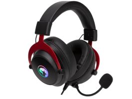 MARVO Tactic 70 vezetékes fejhallgató - fekete - RGB világítás (HG9067)
