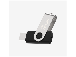 HIKSEMI Pendrive 4GB M200S "Rotary" USB 2.0, Szürke-Fekete, (HIKVISION) (HS-USB-M200S 4G)