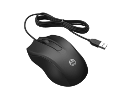 HP 100 Vezetékes Egér (6VY96AA) fekete