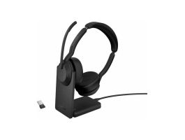 JABRA Fejhallgató - Evolve2 55 UC Stereo Bluetooth Vezeték Nélküli, Mikrofon + Töltő állomás (25599-989-989)