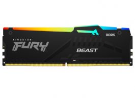 KINGSTON FURY Memória DDR5 8GB 6000MT/s CL30 DIMM Beast RGB EXPO (KF560C30BBEA-8)