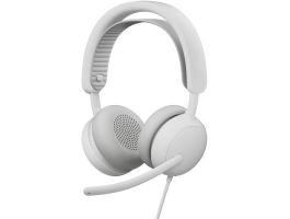 LOGITECH Fejhallgató 2.0 - Zone Wired 2 Mikrofonos, Piszkosfehér (	981-001621)