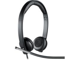 LOGITECH H650E sztereó Headset Mikrofonnal (981-000519) Fekete