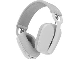 LOGITECH Zone Vibe 100 Bluetooth vezeték nélküli mikrofonos fejhallgató, Piszkosfehér (981-001219)