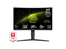 MSI MAG 275CQRF QD E2 27" WQHD Rapid VA Ívelt Gaming monitor (9S6-3CD04H-027)