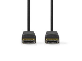 Nedis CCGL37010BK20 Displayport kábel 4K@60Hz, aranyozott csatlakozók, 2m