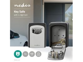 Nedis KEYCC01GY számzáras kulcs széf (kulcsszéf), beltéri és kültéri használatra (KEYCC01GY)