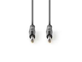 Nedis félprofi audió kábel COTH23000GY30, 2 x 6,35mm monó jack dugó, hossz 3m, rugalmas