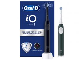 Oral-B iO2 Series elektromos fogkefe duo pack (10PO010450) Night black / Forest Green