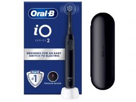 Oral-B iO2 Series elektromos fogkefe + utazótok (10PO010451) Night black / fekete