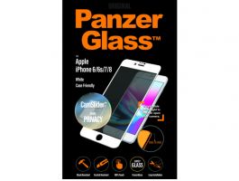 PanzerGlass Apple iPhone 6/6s/7/8 CamSlider Privacy tokbarát üvegfólia (5711724126529) fehér