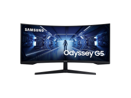 Samsung Odyssey G5 34" UWQHD VA ívelt gamer monitor (LC34G55TWWPXEN)