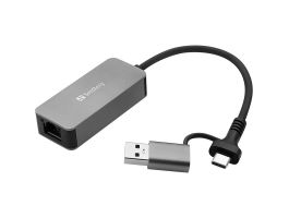 Sandberg USB-C/A 2.5 GbE RJ45 Adapter (136-68)