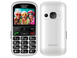 EVOLVEO EasyPhone XS EP-570-XS Mobiltelefon, fehér