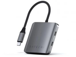 Satechi 4-Port USB-C Hub with PD - Space Gray (ST-H4CPDM)