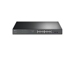 TP-LINK Switch 16x1000Mbps (16xPOE+) + 2xGigabit SFP, Easy Smart, TL-SG1218MPE