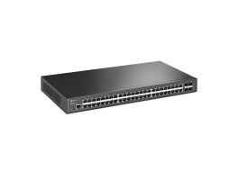 TP-LINK JetStream 48-Portos Gigabit L2 Vezérelhető Switch (TL-SG3452)