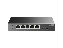 TP-LINK Switch 5x1000Mbps(1xPOE++/4xPOE+) Fémházas, TL-SG1005P-PD