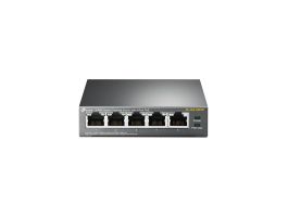 TP-LINK 5-Portos gigabites asztali switch 4 PoE porttal (TL-SG1005P)