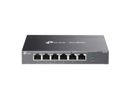 TP-LINK Omada DS106P Fémházas Switch - 6x100Mbps(4xPOE+)
