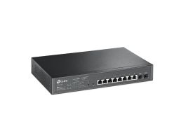 TP-Link  TL-SG1210MP 8x1000Mbps (8xPOE+) + 2xGigabit SFP Fémházas Asztali Menedzselhető Switch