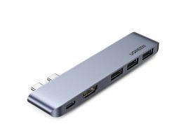 UGREEN CM251 adapter, 2x USB-C–3x USB 3.0, HDMI