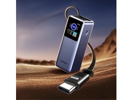 UGREEN PB726 20000 mAh-s power bank USB + USB-C, 165 W, beépített kábellel (szürke)