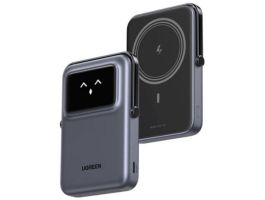 UGREEN Uno PB572 mágneses powerbank, 10000mAh, Qi (szürke)