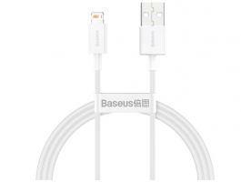 Baseus Superior Series USB to iPhone 1m gyorstöltő adatkábel (CALYS-A02) fehér