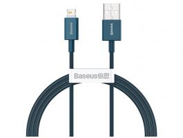 Baseus Superior Series USB to iPhone 1m gyorstöltő adatkábel (CALYS-A03) kék