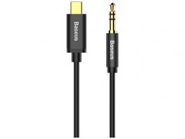 Baseus Yiven M01 USB Type-C to 3.5mm Audio 1.2m kábel (CAM01-01) fekete